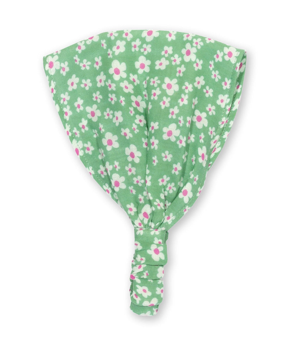 Bandana Pequeñas Flores de algodón orgánico, estampado floral y muselina de doble capa, certificación GOTS.