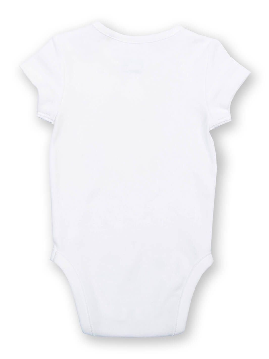 Body hola jirafa en algodón orgánico, vista trasera, ropa de guagua Chile.