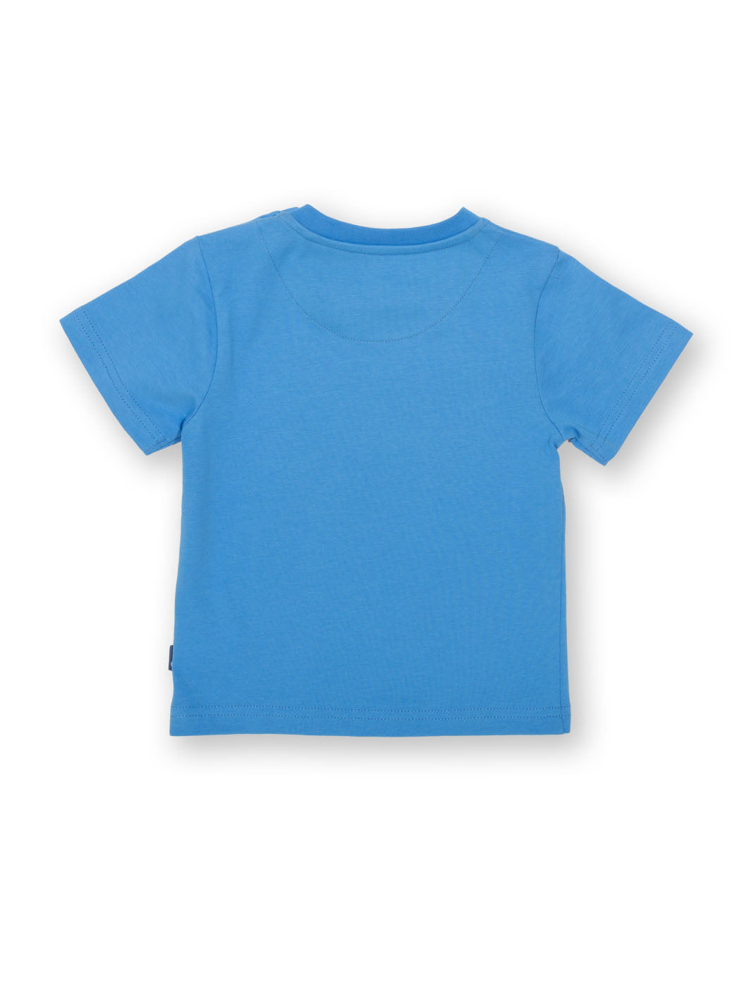 Vista trasera de la Polera Carro Bomba, polera  infantil de algodón orgánico GOTS.