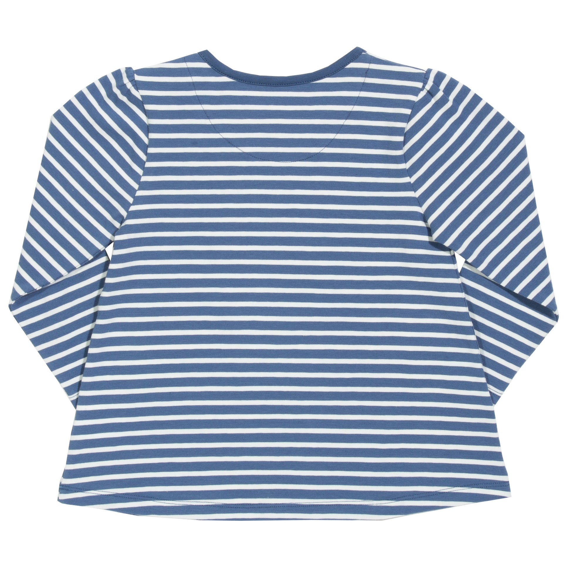 Vista trasera de la Polera Cuento de Hadas, camiseta de manga larga para niñas en algodón orgánico.