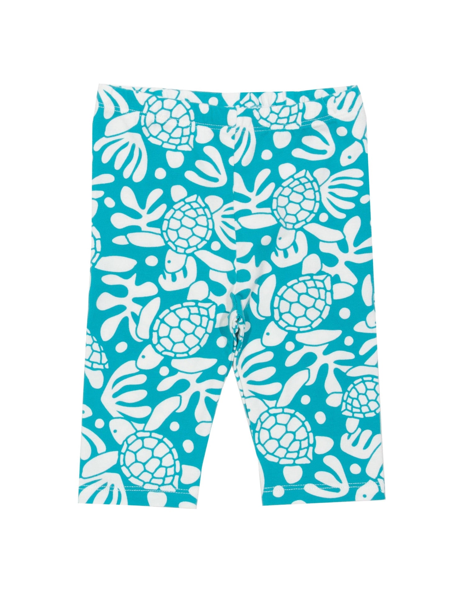 Pushers Estampadas de algodón orgánico, calzas 3/4 con diseños de verano y cintura elástica.