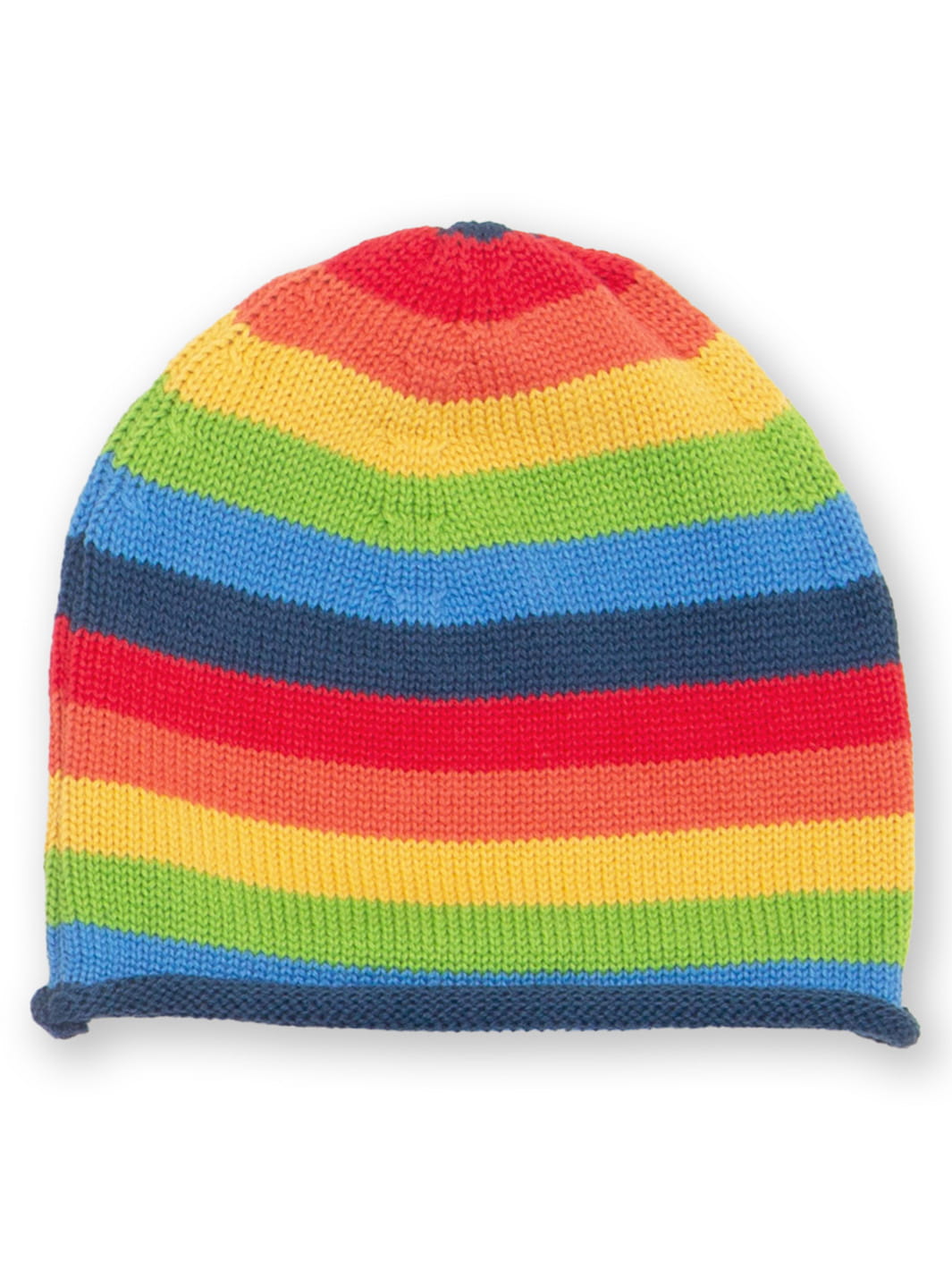 Gorro tejido arcoíris