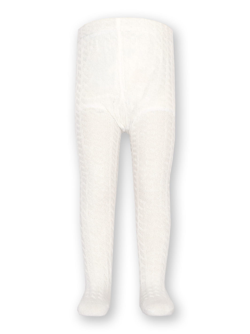 Pantys trenzadas blanco invierno