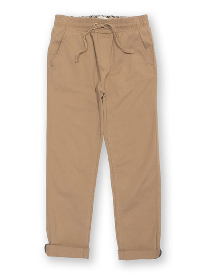Pantalón tipo chinos beige