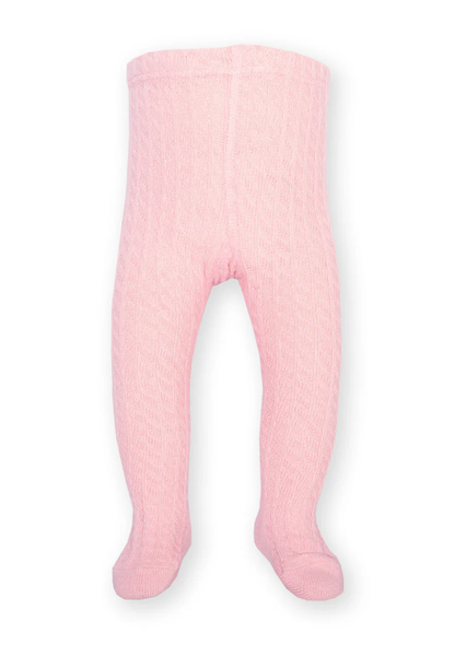 Pantys trenzadas rosado pastel
