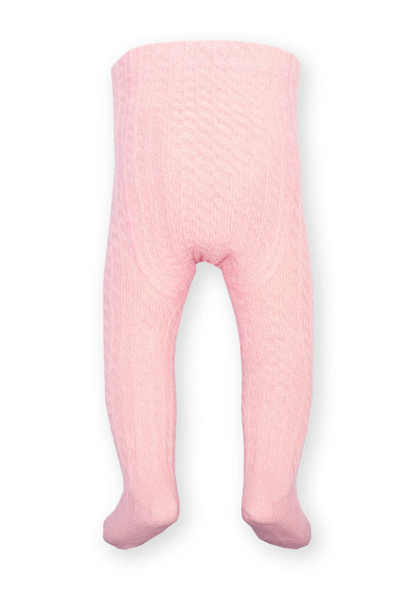 Pantys trenzadas rosado pastel