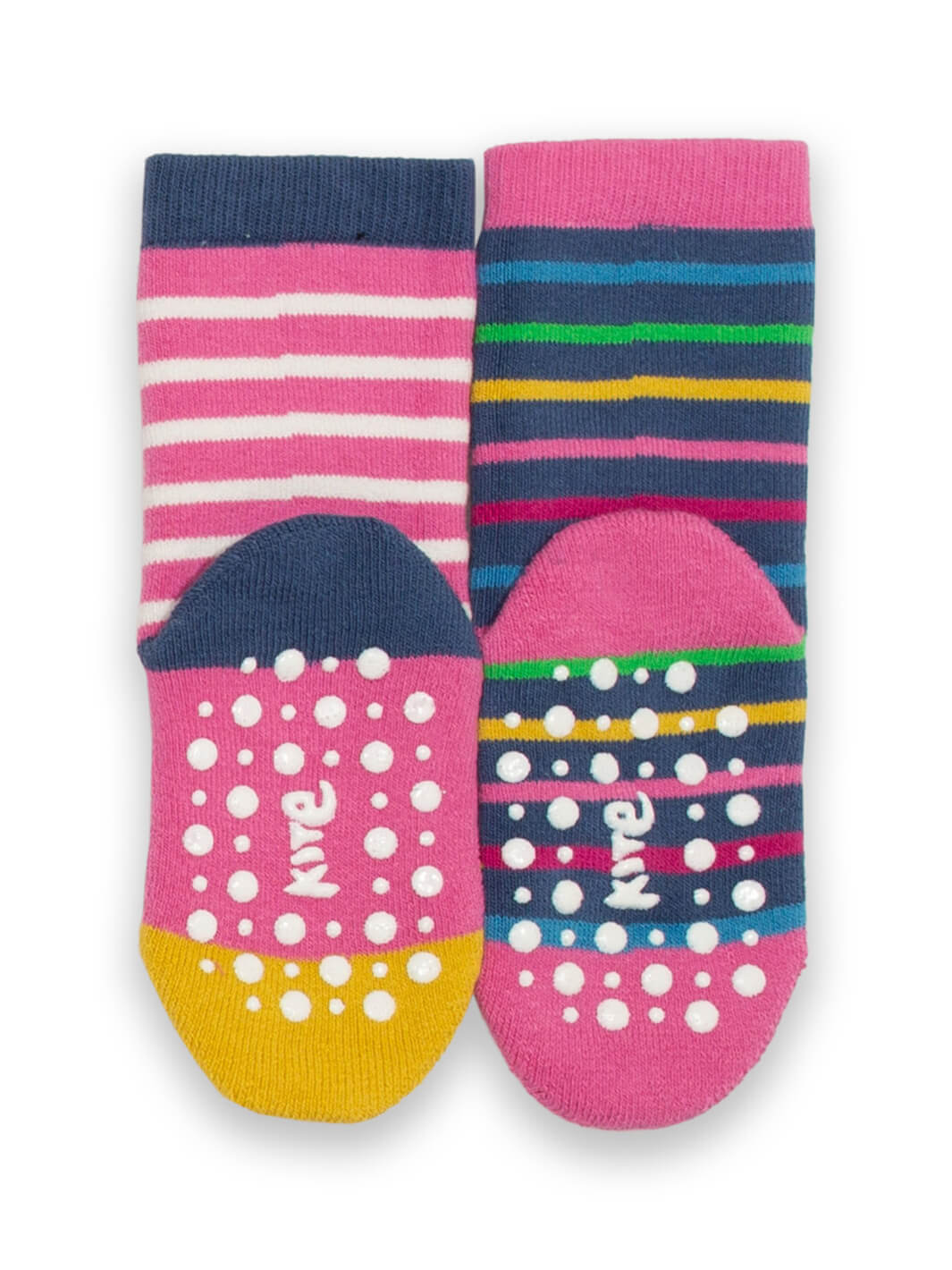 calcetines antideslizantes tigre rosa algodon organico suela