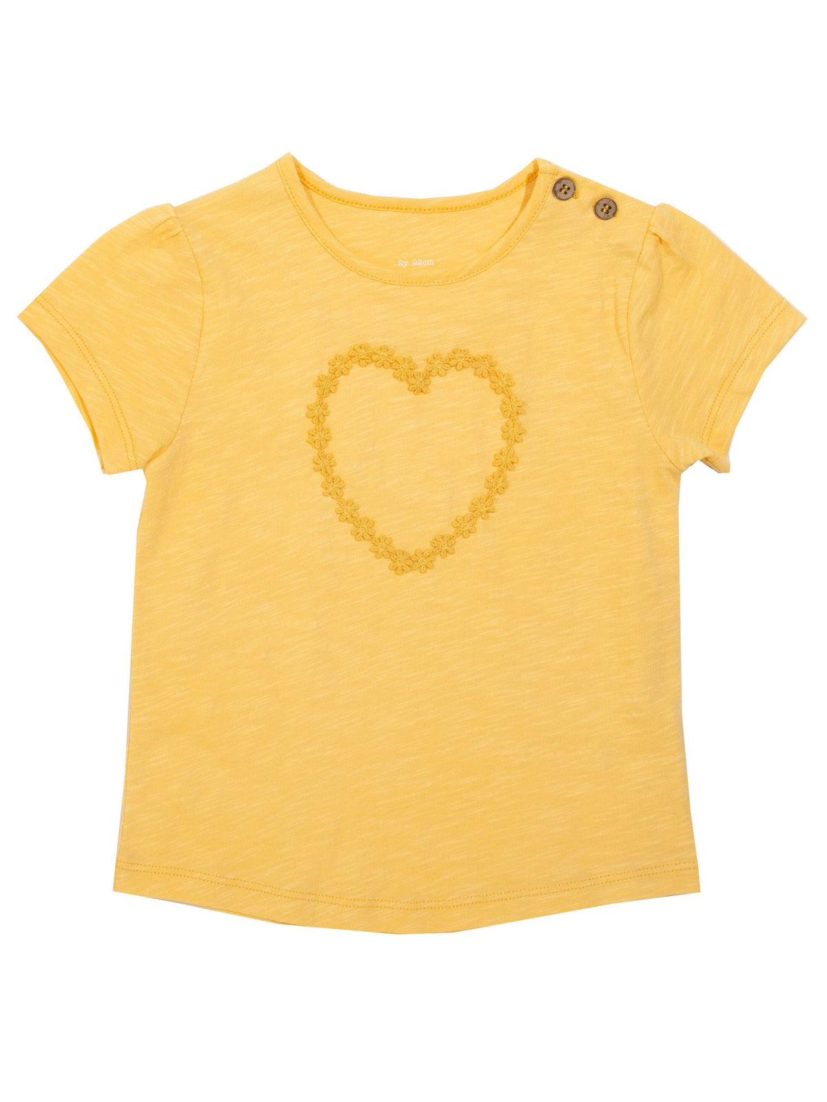 Polera Corazón Margaritas