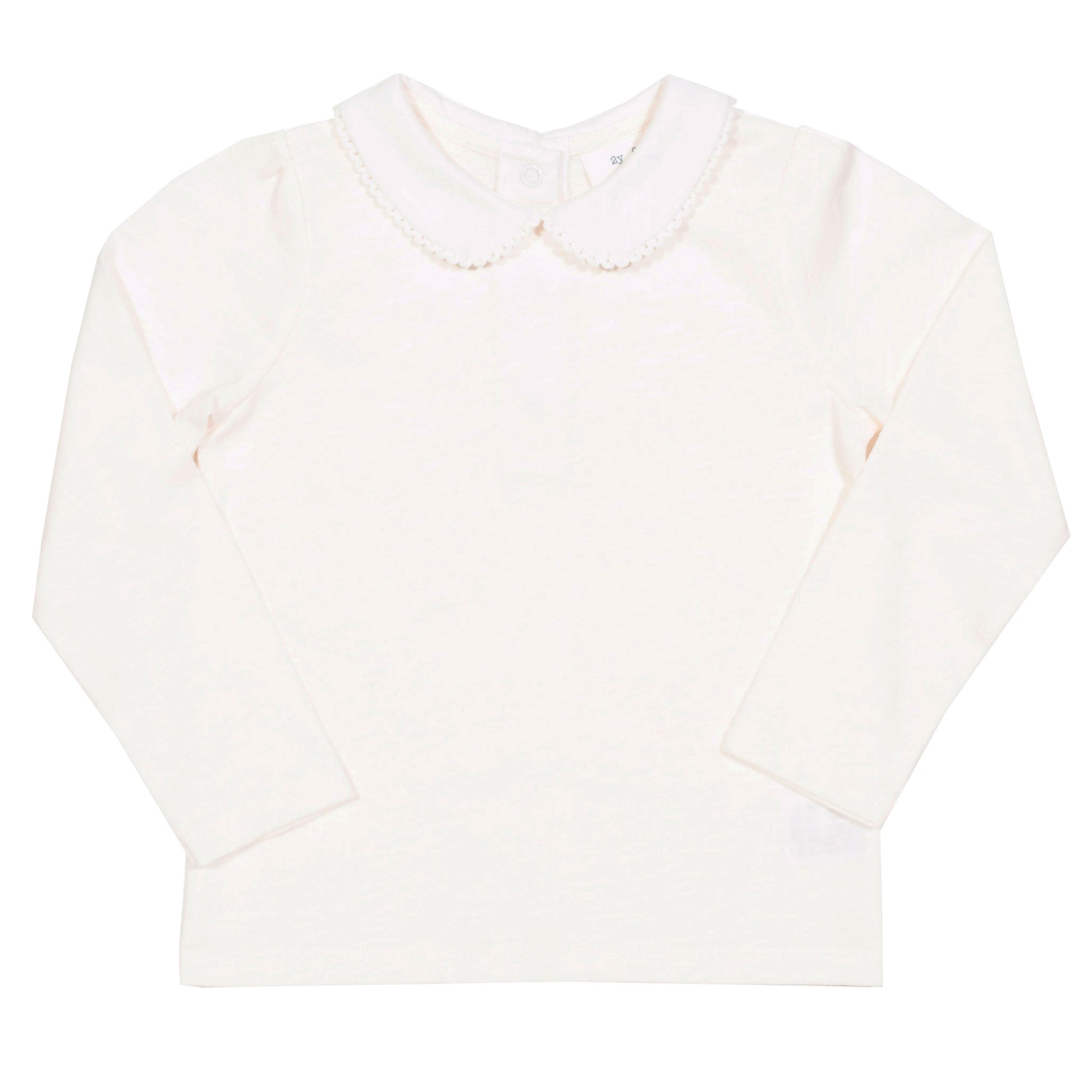 Polera Peter Pan de algodón orgánico, ligero y transpirable con mangas largas para mayor comodidad