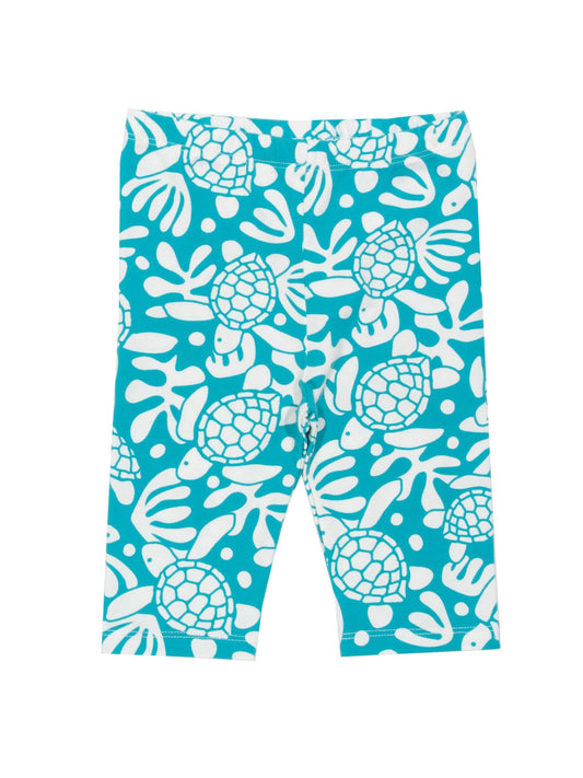 Pushers Estampadas de algodón orgánico, calzas 3/4 con diseños de verano y cintura elástica.
